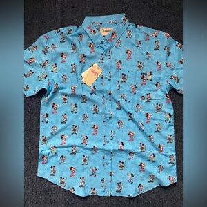 2025 Disney Parks RSVLTS Magic Kingdom Mickey Mouse Shirt Men’s small BNWT